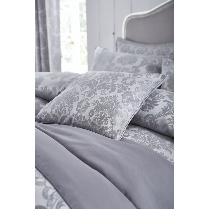 Catherine Lansfield Damask Jacquard Duvet Cover Set & Reviews Wayfair.co.uk